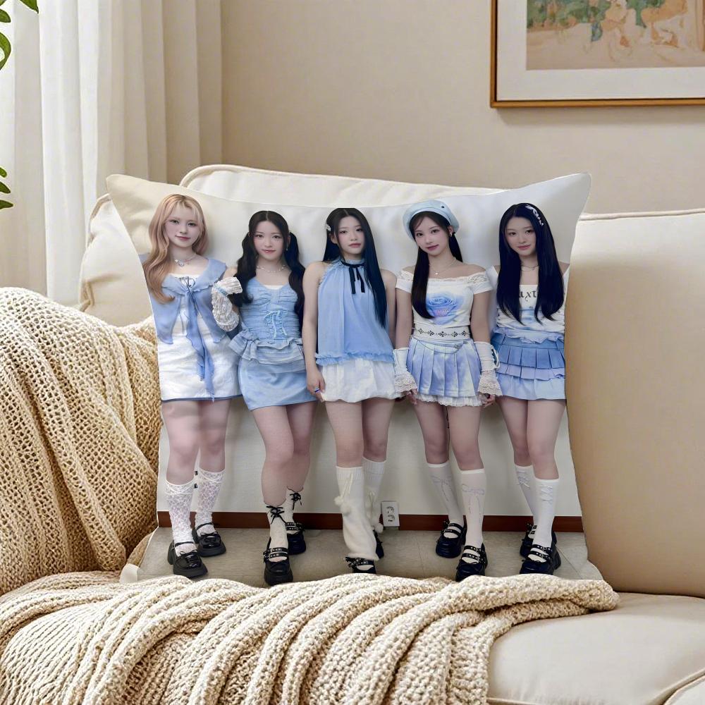 GirlGroup Kpop RRESCENE Cushion Cover Pillowcase Antidustmite living Room Sofa Decor Cushion Room
