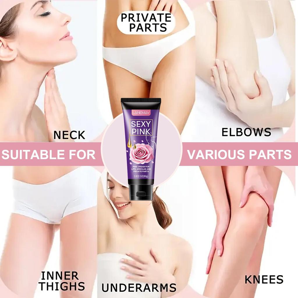 Crème Secret de Femme - Nourrit Intensément la Peau Délicate, la Gardant Douce et Souple - Soin Délicat & Féminin pour les Zones de Peau Sensible, 80g