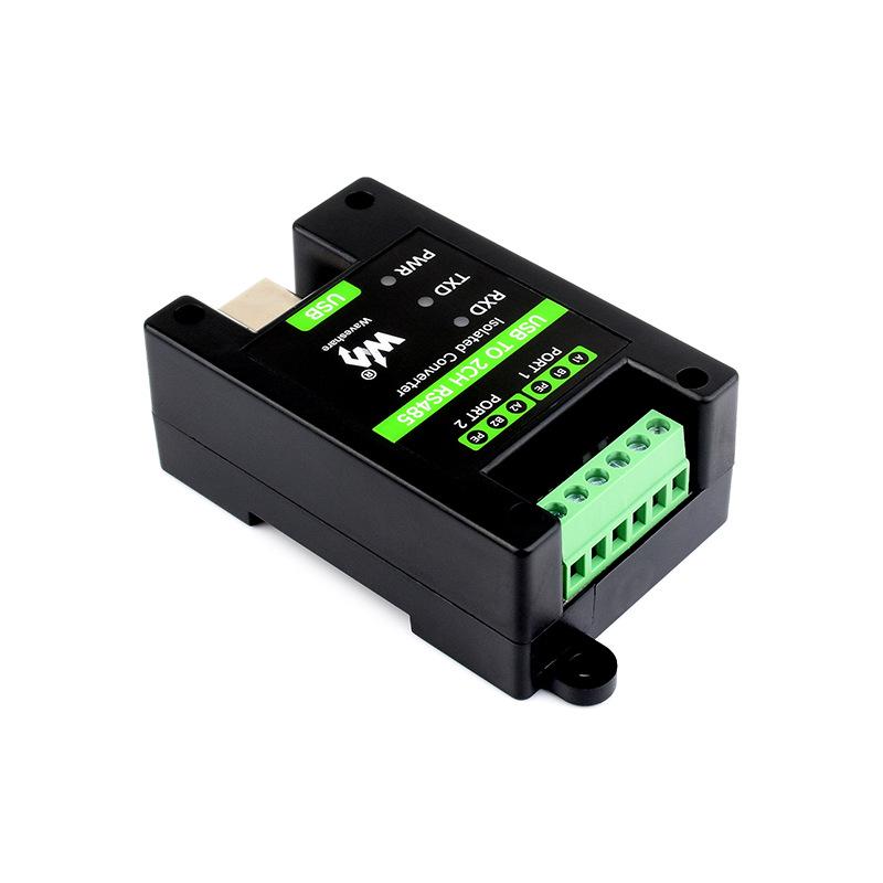 Industrial USB to RS485/RS422 Bidirectional Serial Converter with FT232, Isolation, DIN Rail Mount