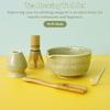5Pcs Japanese Ceramic Matcha Gift Box Matcha Tea Set With Whisk Spoon And Bowl Sumptuous Grinder Brush Tea Tools High-end