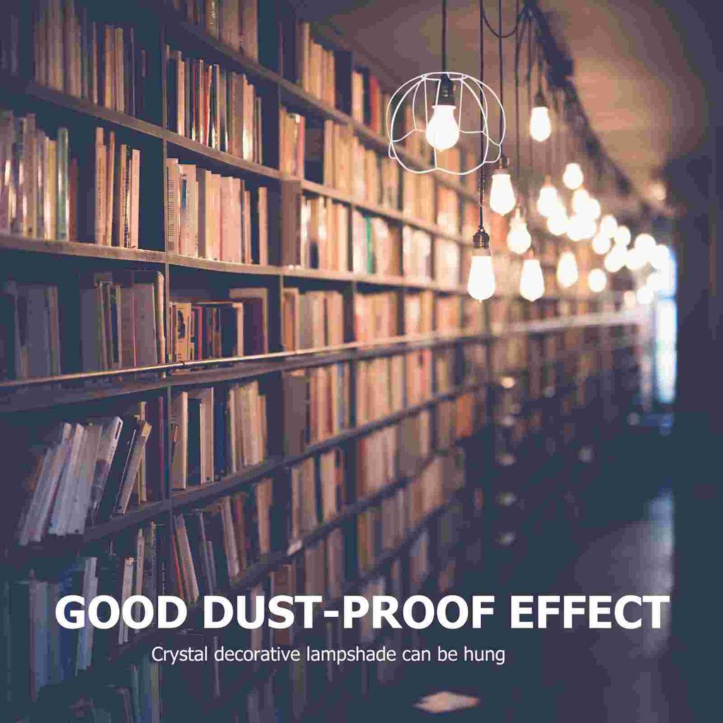  Lampshade Frame Small Metal Shaped Large Wire Electric Chandelier White Hanging