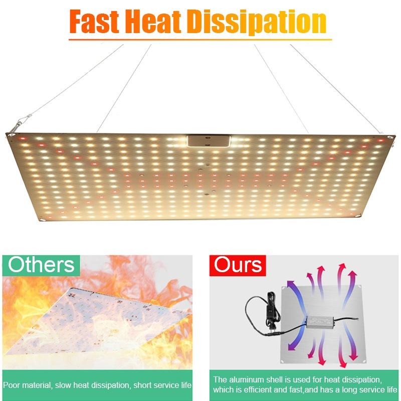 8000W LED Vollspektrumlampe Ultradünnes Wachstumslicht LED Pflanzenlicht Glühbirne Gewächshäuser Indoor Phytolampe Growzelt 45*30cm