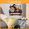 Halloween Witch Hat Cat Wall Sticker Pvc Decor For Living Room And Home Decor