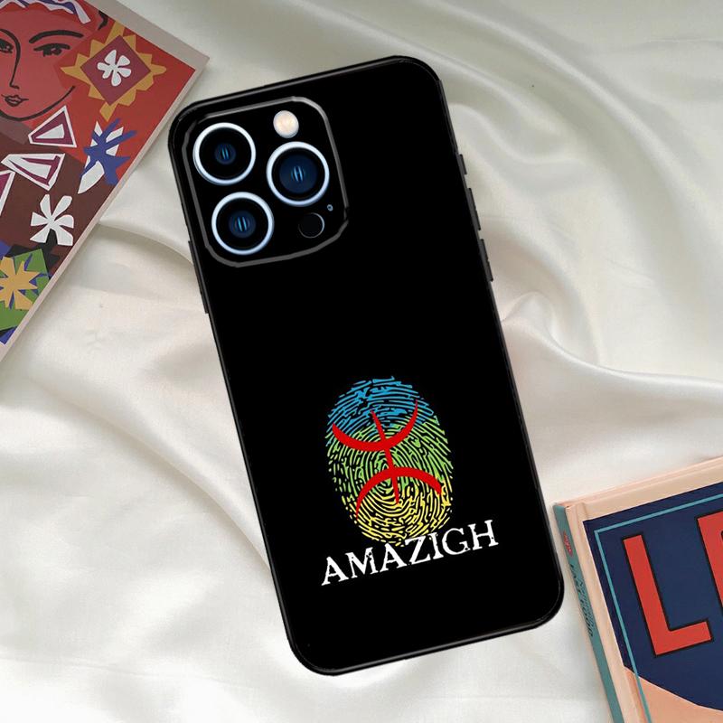 Amazigh Symbol Berber Academy Phone Case For iPhone 16 15 14 13 12 11 17 Pro Max 15 16 Plus 12 Mini 16e 17 Air Funda Cover