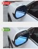 2 Stück Kohlefaser Auto Rückspiegel Augenbrauen Regenschutz für Alfa Romeo Mito Brera 147 Giulietta 159 156 Stelvio Sportiva Giulia