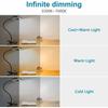 LED Schreibtischlampe Klemme 48LED 3 Modi, USB