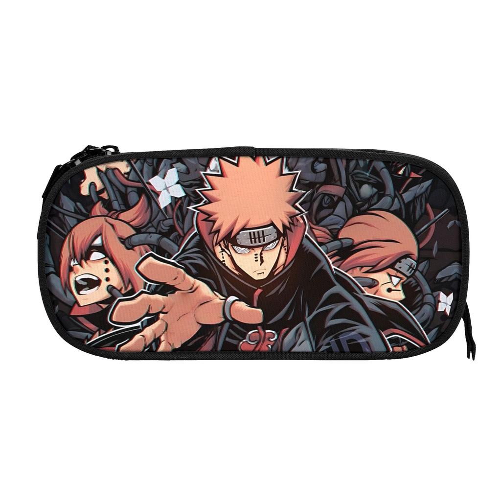 Custom Naruto anime comic Large Capacity Bags for Child  School Pencil Bag for Boys Gilrs Kids