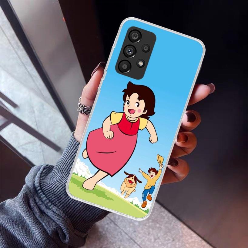 Heidi Cute Cartoon Phone Case For Samsung Galaxy A12 A52S A42 A32 A22 A51 A50 Note 20 Ultra 10 S10 Plus A71 A70 A31 A30 A10S Gal