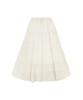 Banwonateullie P3313 Shirred Tiered Maxi Skirt_Ivory