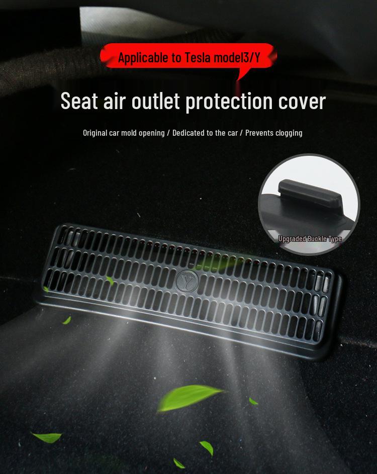 Tesla Model 3/Y Under-Seat Air Vent Protective Cover