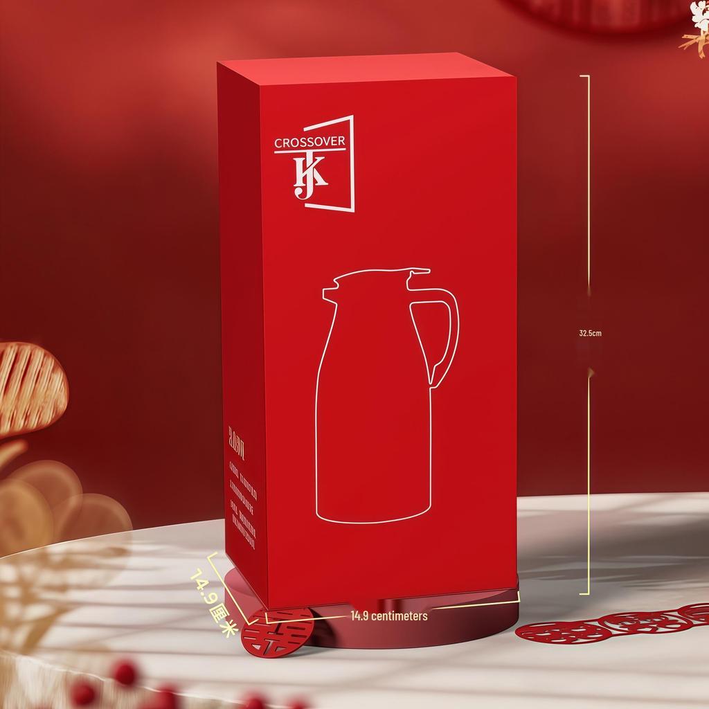 Large Capacity 2L Insulated Water Bottle with Digital Display - Portable and Ideal for Hot or Cold Beverages.