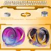 WATIEOBOO Yoyo Set Metal Yoyo and P02 Yoyo and for and Complete Kit 2-Piece (R8 Two-Color Yoyo) Dual-Mode (Reactive Non-Reactive) Kids, Beginners,