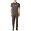 STONE ISLAND Classic Logo Print Slim Fit Raglan Short Sleeve T-Shirt Men Tops Charcoal K1S152100020S0081-V0065