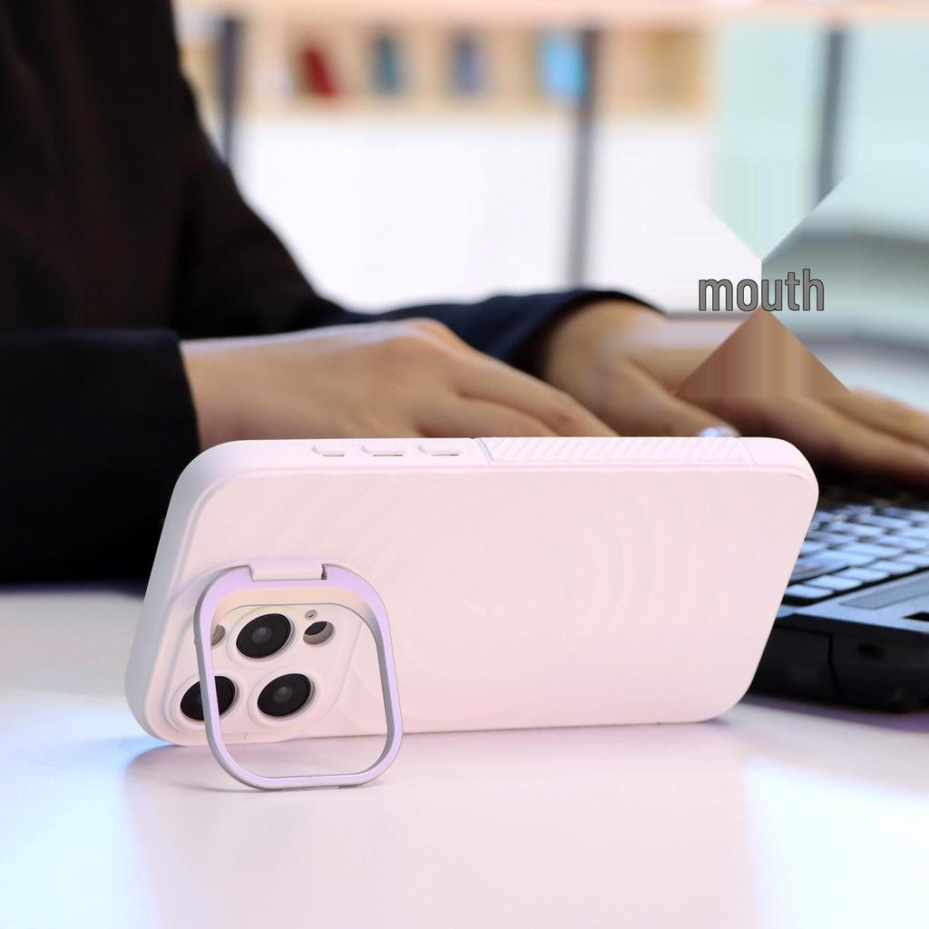 iPhone 17 Pro Max Case: Wave Pattern Anti-Drop, Lens Cover, Invisible Stand