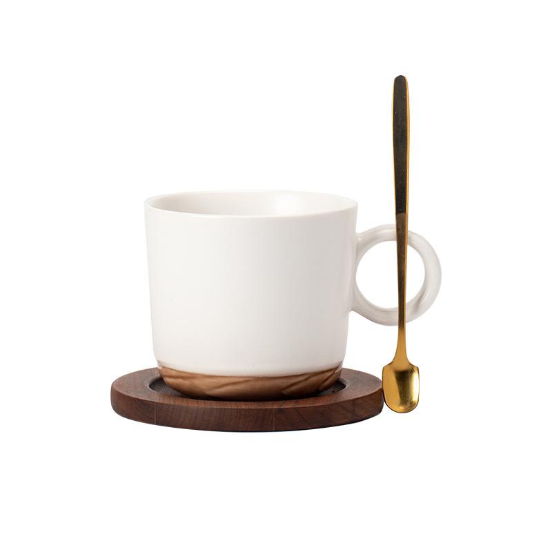 Cana de Cafea Simplă Creativă pentru Mic Dejun, pentru Ovăz, Lapte, Cana de Apă pentru Birou, Cană Ceramică Nordică pentru Acasă, Set de Băuturi, Cadou de Sărbători