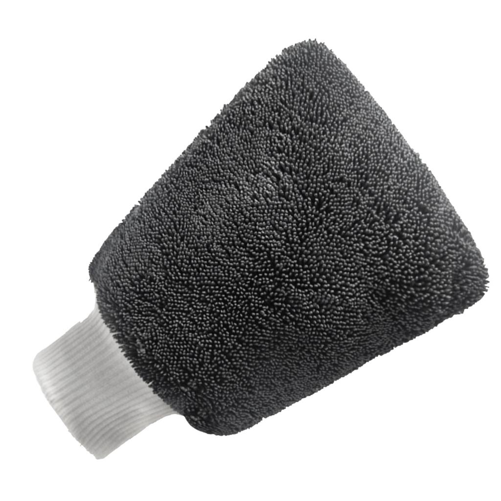 Microfiber Wash Mitt Super Absorbent Dual Sided Scratch Free Cleaning Work Gloves for Dry Wet Use