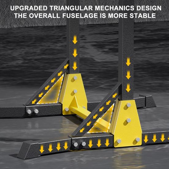 Stacja do podciągania, Przenośny drążek do podciągania, Wolnostojący drążek do podciągania do domowej siłowni, Stacja do podciągania 400LBS z 11-stopniową regulacją