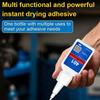 Brand-new upgraded 401 super cyanoacrylate glue, instant drying in 5 seconds, waterproof, stable and versatile bonding tool.