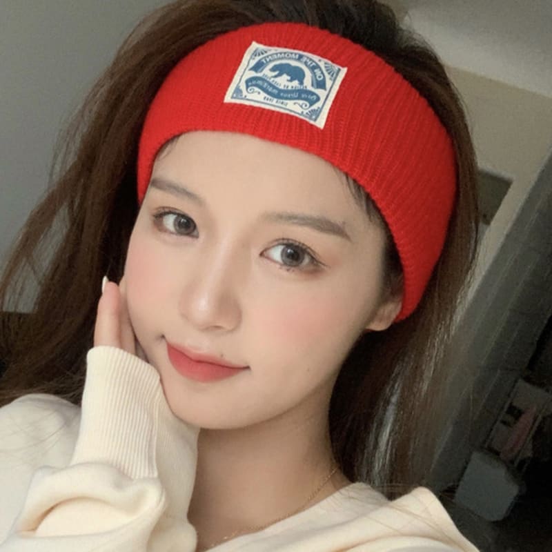 LOOKING4U On the Moment Original Signature Label Hairband C6 Red