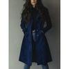 Western Style Women's Faux Suede Waist-Cinched Coat, Comfortable Casual Fashion Outerwear for Women