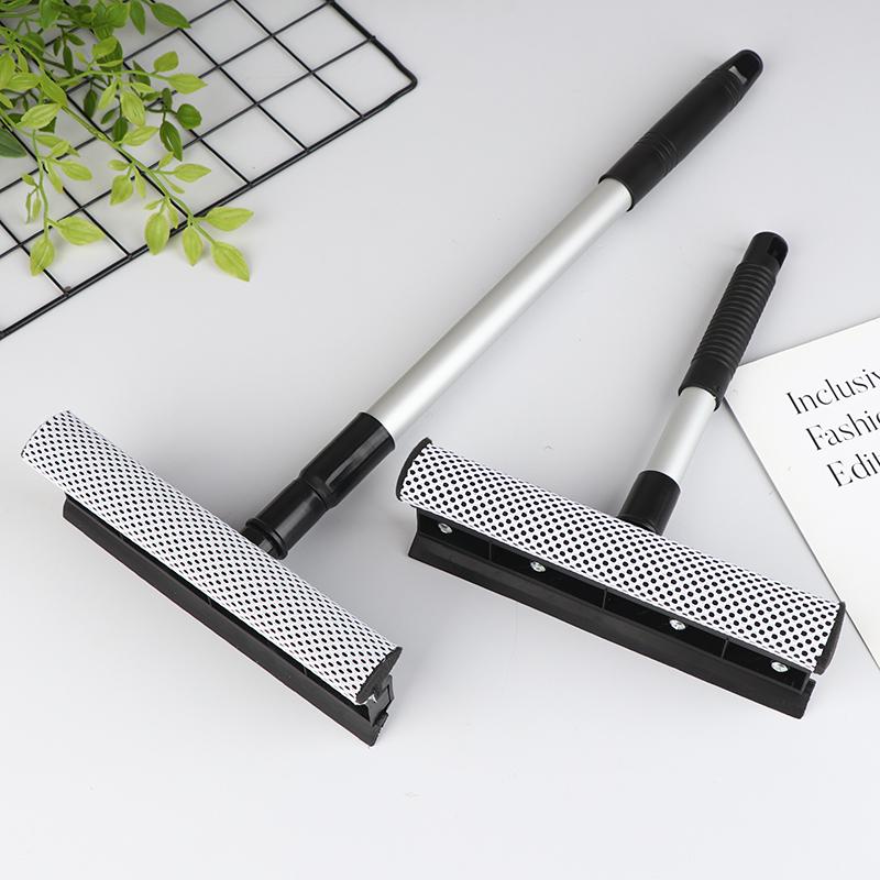 1Pc Squeegee Car Window Cleaner Single Section Pole /Retractable Pole Cleaning Window Brush Glass Squeegee Car Cleaning Tools