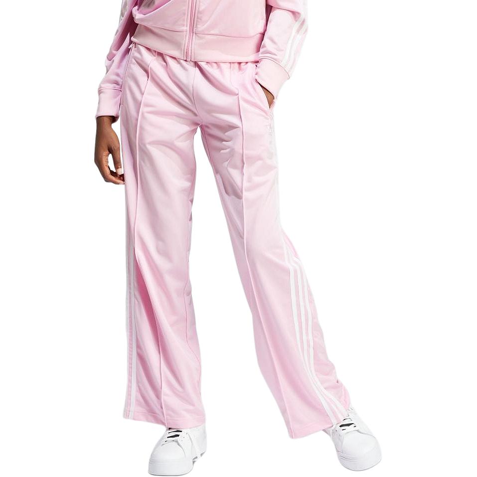 Adidas Adicolor Firebird Loose Track Pants With Elastic Waist And Pockets Women Bottoms Pink IP0637