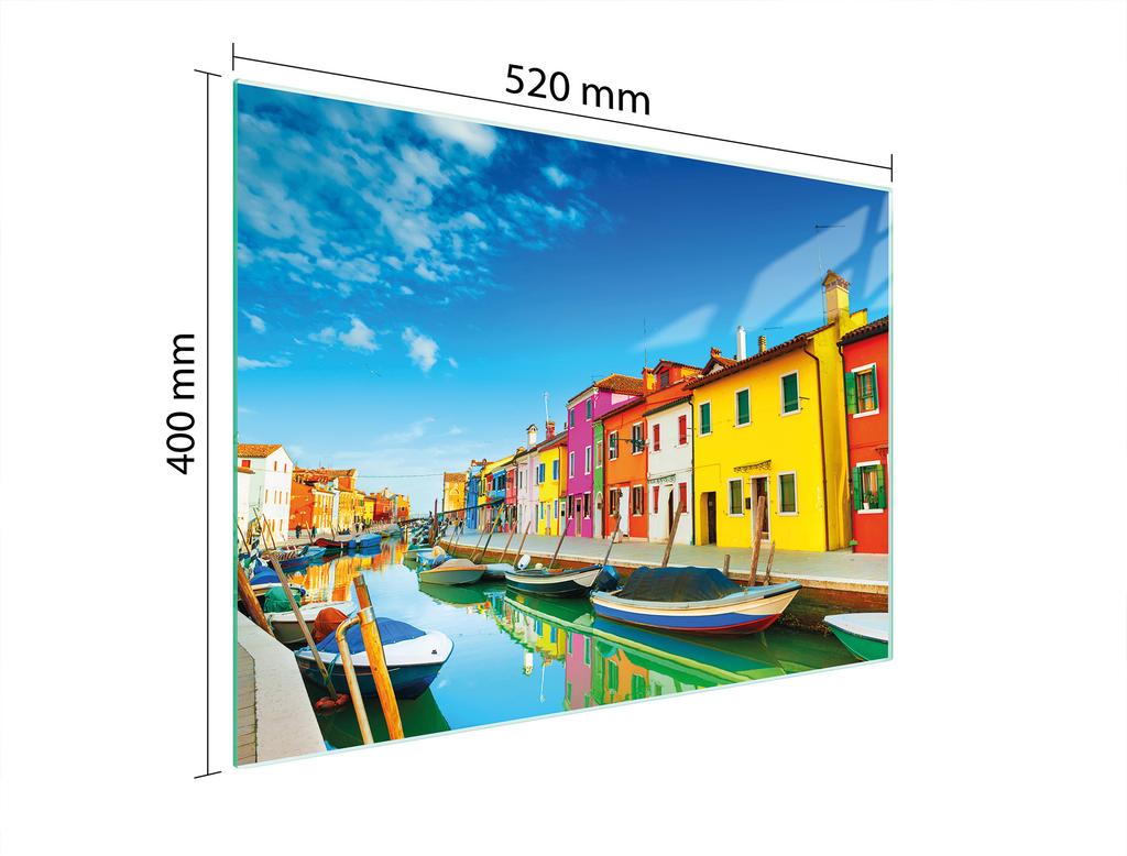 SZKLANA DESKA DO KROJENIA 52x40 ŁÓDKI