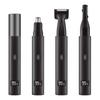 Electric Pen-Shaped 3-in-1 Nose Hair Trimmer, Nasal Cleaner & Waterproof Eyebrow Shaver