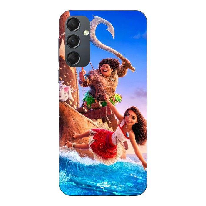 Coque de téléphone - MANIACASE - Samsung Galaxy A34 - Silicone - Souple - Vaiana Maui Disney anime