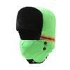 Winter thermal hat, windproof and cold-proof headgear, outdoor reflective labor protection, ear protection, mask, thickened cotton hat.