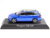 Norev Maßstab 1/43 Peugeot 308 SW GT 2020 Vertigo Blau