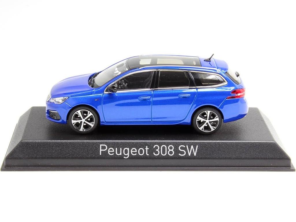 Norev Maßstab 1/43 Peugeot 308 SW GT 2020 Vertigo Blau