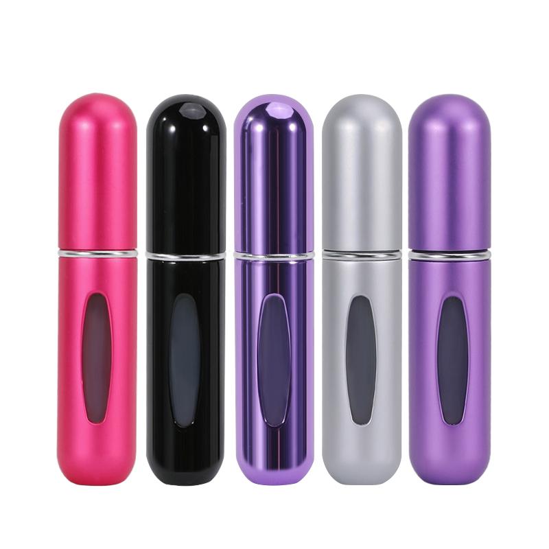 

5/8 мл 1/5 шт. распылитель для духов портативный контейнер для жидкости косметика путешествия мини алюминиевый спрей спирт пустая многоразовая бутылка