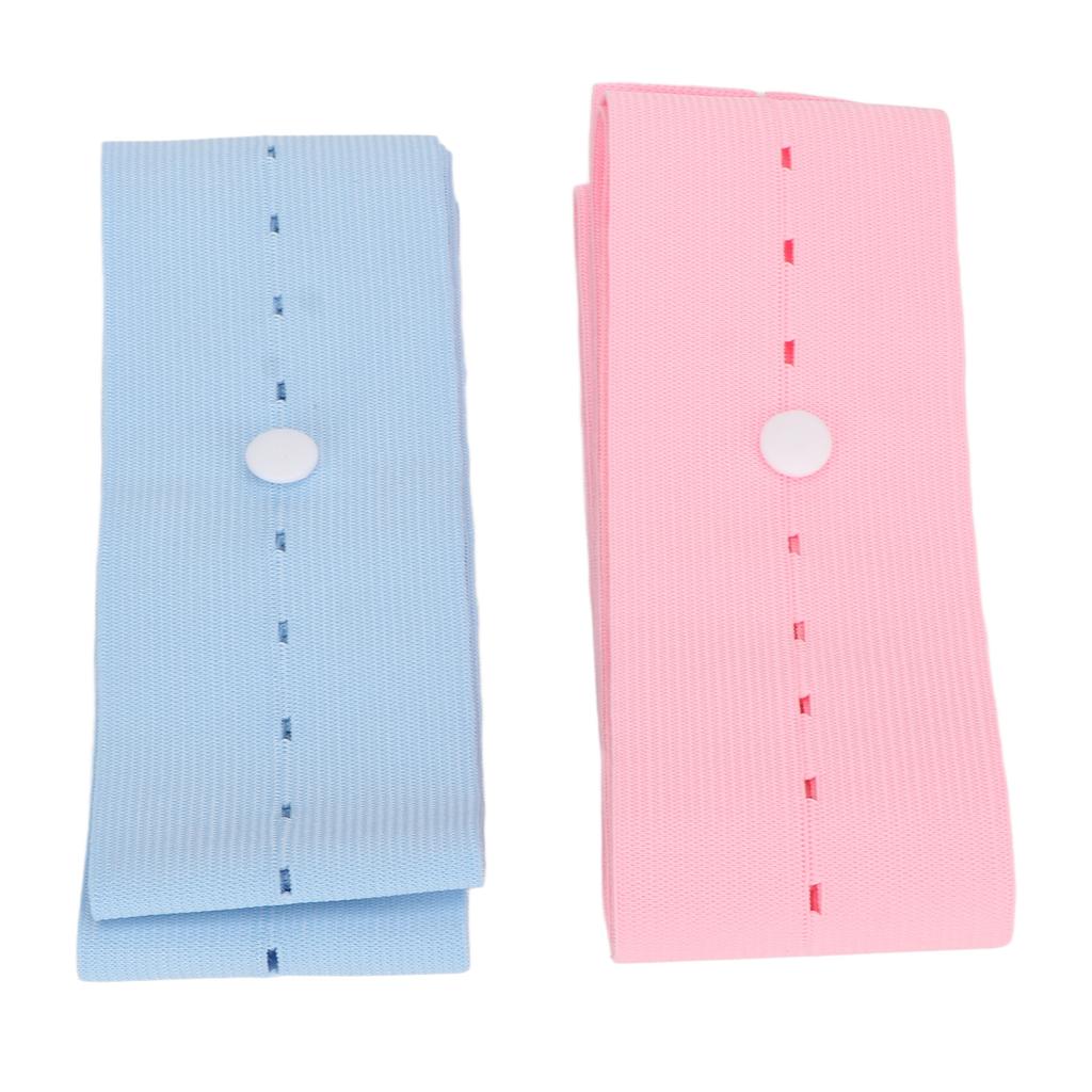 2Pcs Fetal Monitoring Belt Fetal Heart Monitoring Bandage Belt with Snaps Design for Pregnant Woman
