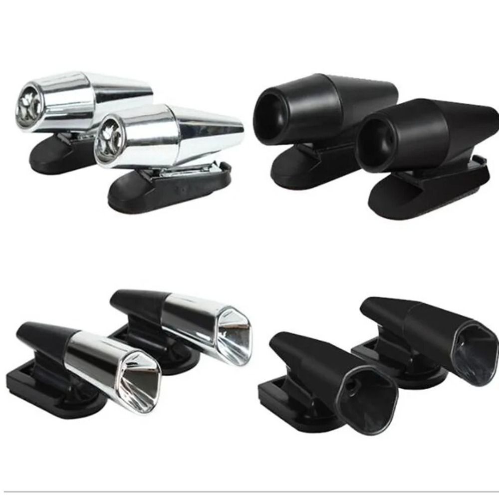 1pair Anti-Collision Wind Horns Ultrasonic Warning Wind Whistle Outdoor Protection