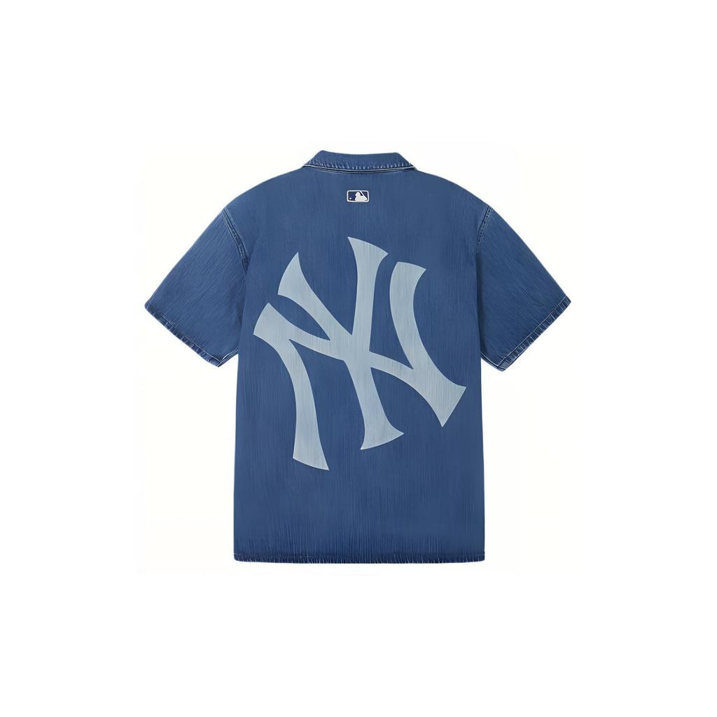 MLB New York Yankees SS24 Shirt Unisex Indigo 3ADRB0743-50INS