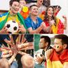 2026 Fußballflagge Temporäre Tattoos für Sportfans Patriotische Gesichtsaufkleber Party Event Nationalstolz Kinder Erwachsene Spaß