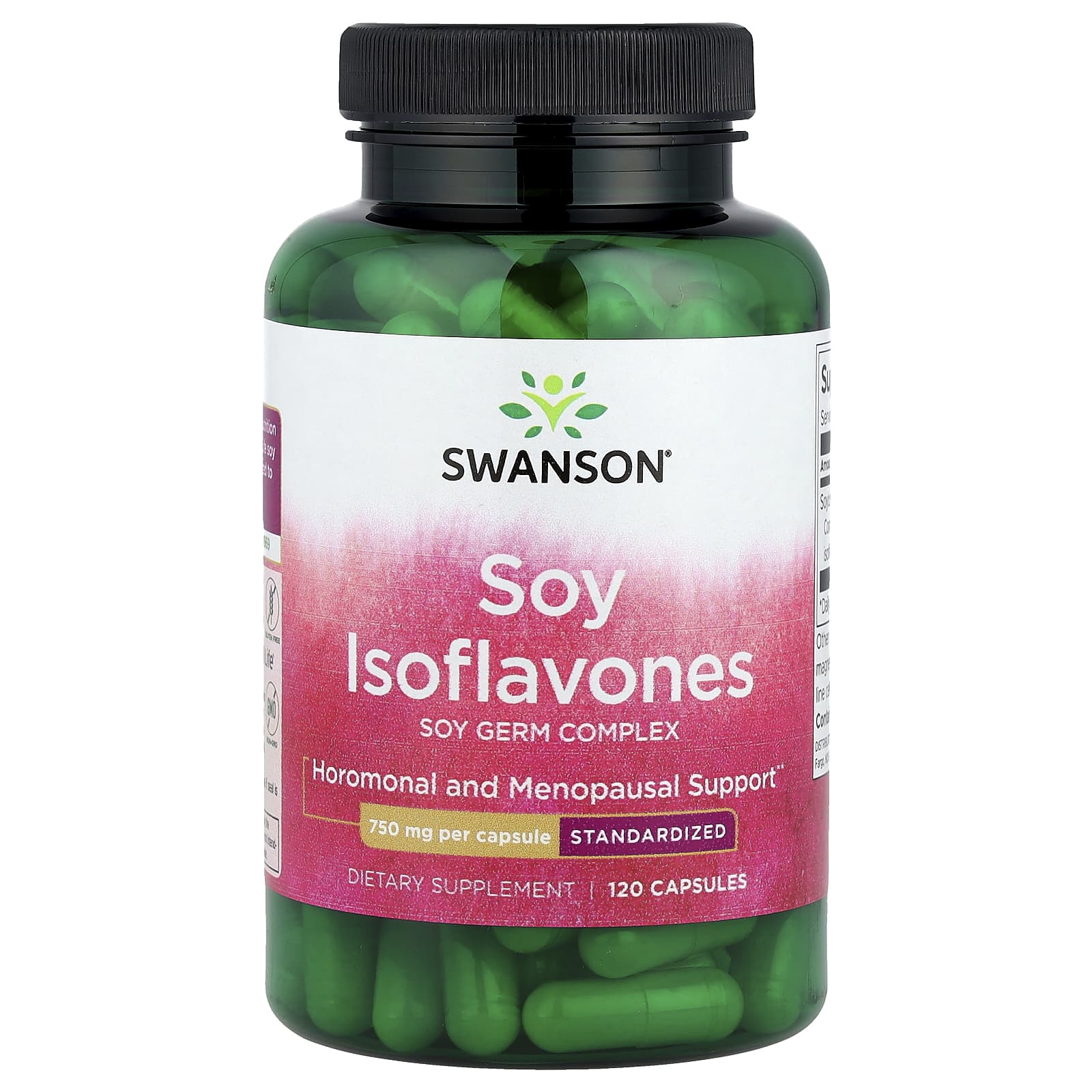 

Soy Isoflavones, 750Mg, 120 Capsules