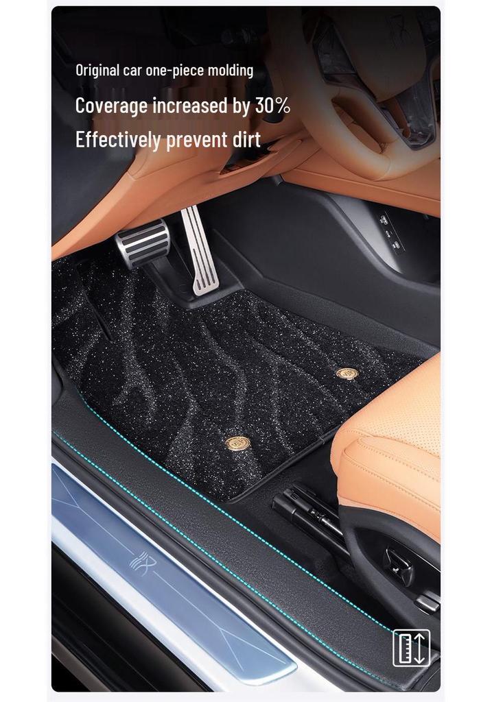 2025 BYD Han L EV/DMP TPE Floor Mats Full Coverage Interior Modification