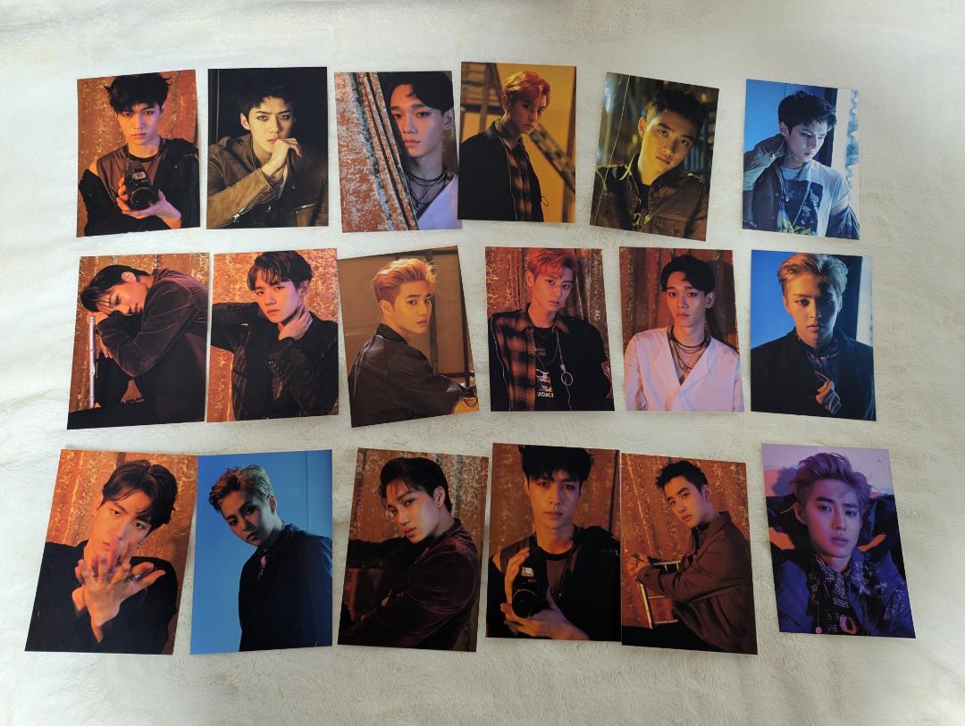 

[USED] EXO LOTTO Official Postcard Complete Set