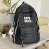 Schoolbag Student Schoolbag Junior High School Girl Large Capacity Cute Star Backpack Ins Wind Students High School Casual Backpack