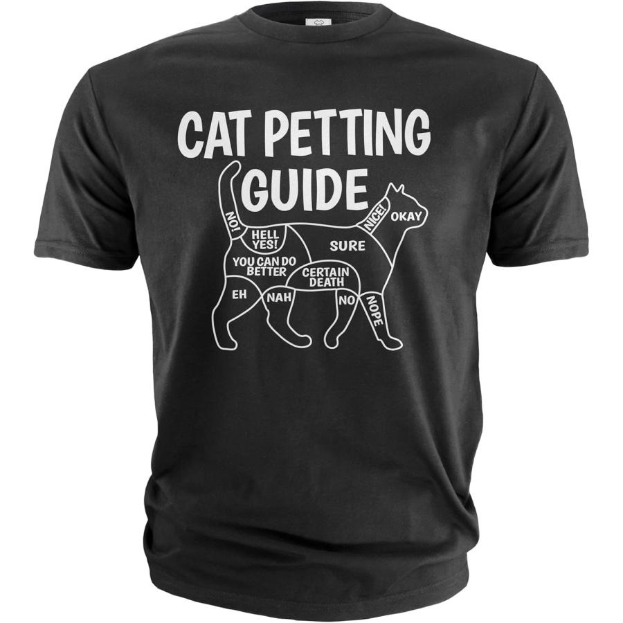 Смешная футболка «Руководство по глажке кошки» Любителю кошек Питомник Кошачий человек Подарок на день рождения Жена мама Футболки S