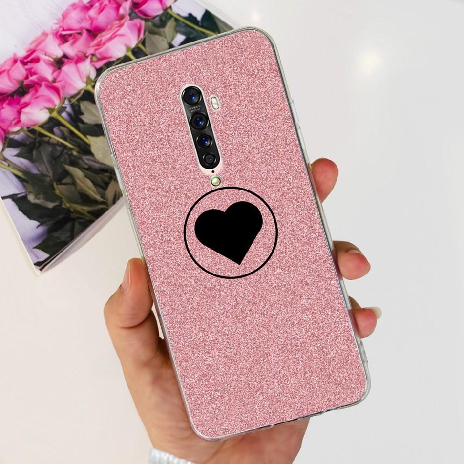 

For OPPO Reno2 2F 2Z Phone Case Reno 2 Reno2 F / Z Elegant Printing Soft Silicone Clear TPU Back Cover Reno2 F or Reno2 Z