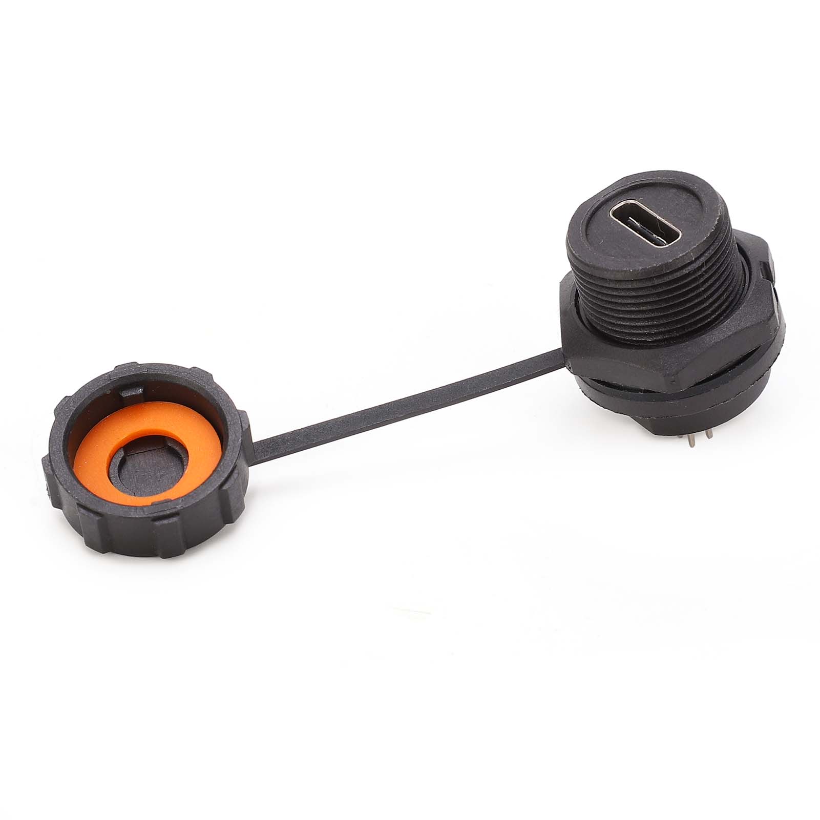 

Роз єм TypeC Панельний монтаж на друковану плату Різьбове встановлення Промисловий Водонепроникний З єднувач E10TPCTF1F