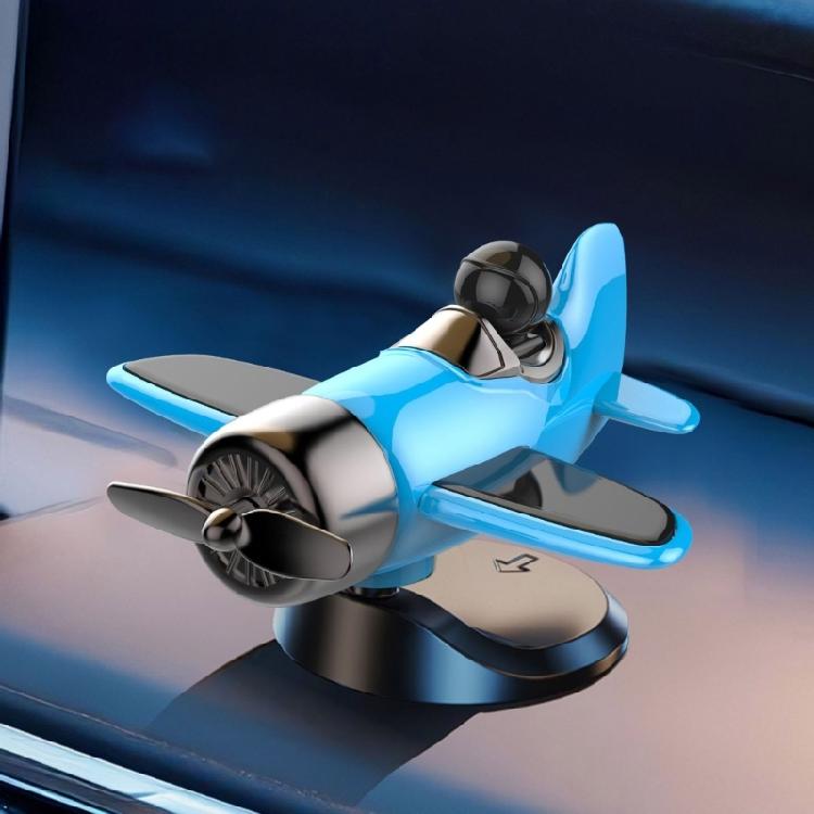 Multipurpose Solar Powered Rotating Aircraft Decors Energy Efficient Dashboard Decoration for Cars Offices Homes Present