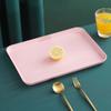 Tea Tray Living Room Cup Tea Cup Tray Household Rectangular Water Cup Tea Cup Tray Fruit Tray Nordic Plastic