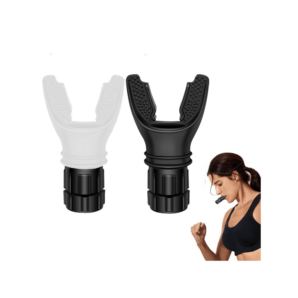 Convenient Lung Adjustable Resistance Trainer Adjustable Y-shaped Breathing Trainer Lung Capacity Abdominal Bite Style
