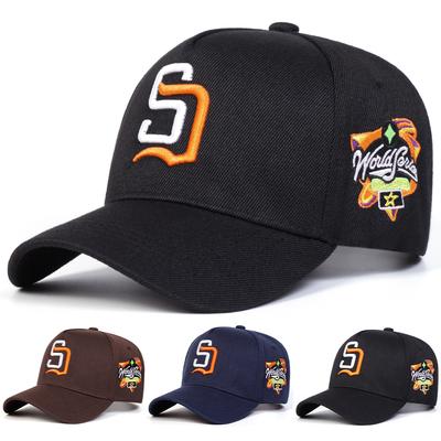 Herren Buchstaben Bestickte Baseballkappe Outdoor Verstellbar Sonnenschutz Freizeit Hut Frühling Herbst Reise Tourismus Strandurlaub