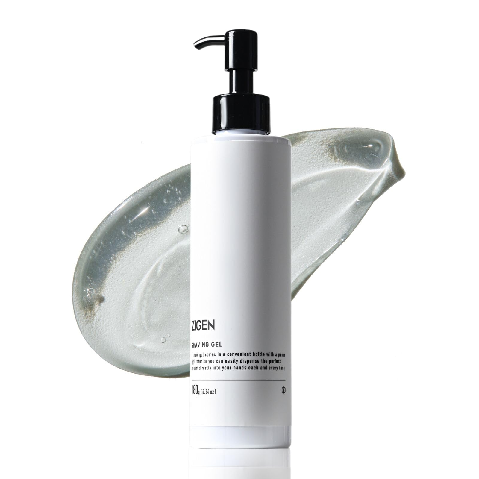 

Гель для бритья ZIGEN [Раздражение от бритвы] [Чувствительная кожа] [Без отдушек] Пена для бритья без ментола для бритья, бороды и лица, Сделано в Японии, 180 г
