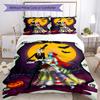 3pcs The Nightmare Before Christmas Bedding Set Duvet Cover Closure Includes 1 Duvet Cover & 2 Pillowcases, Soft and Comfortable for All Seasons.